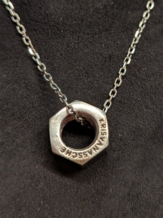 Krisvanassche Other - KrisVanAssche Bolt Sterling Silver Pendant and Necklace
